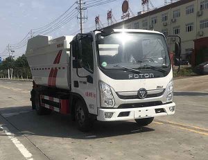 福田后裝掛桶垃圾車